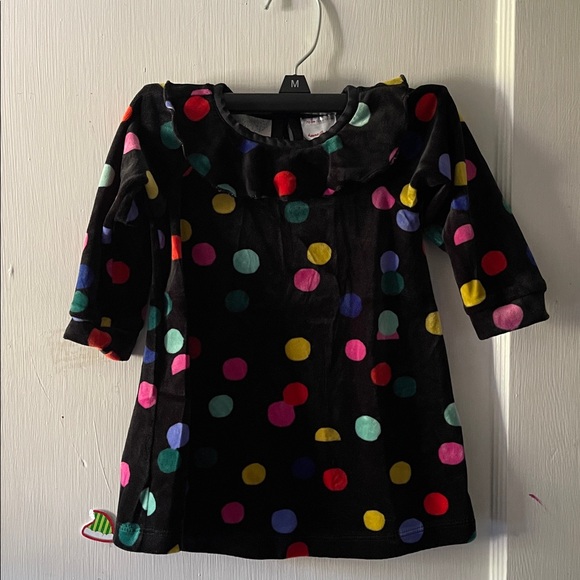 Hanna Andersson Velour Polka Dot Dress🎉👗 - Picture 4 of 7